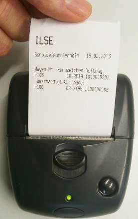 Mobiler Quittungsdruck mit dem ILSE RäderManager